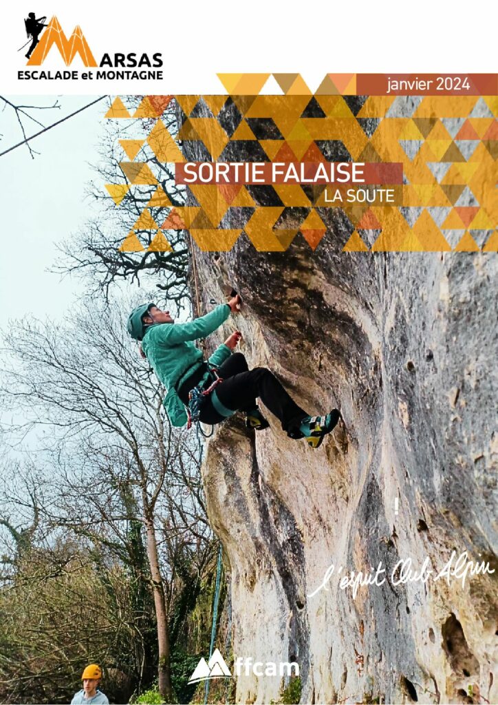 Sortie Falaise La Soute janvier 2024